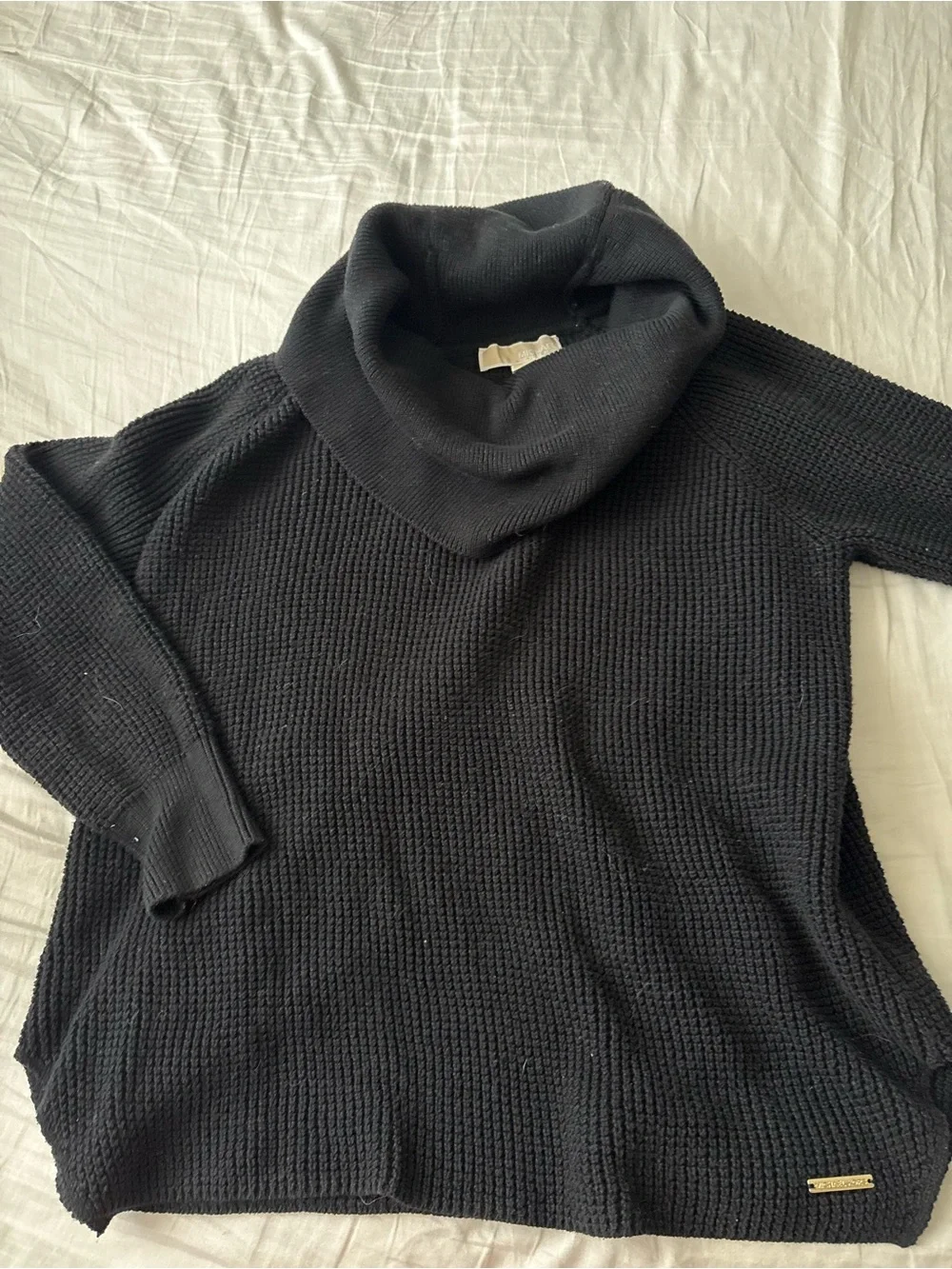 Michael Kors Black Cowl Neck Sweater